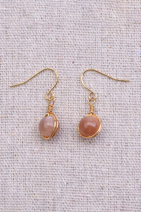 Earring Sunstone