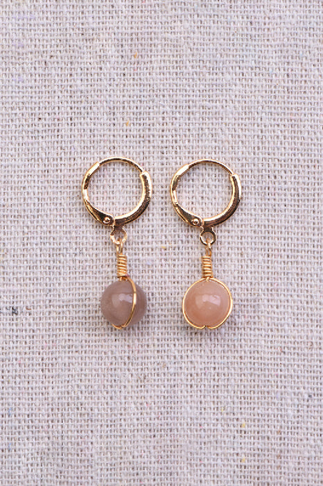 Earring Sunstone