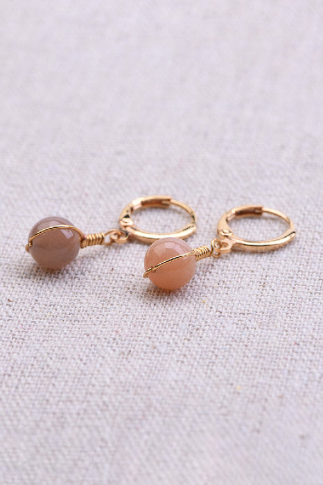 Earring Sunstone