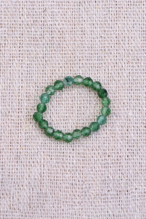 Ring green jade