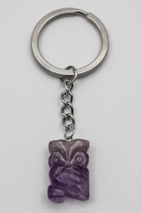 Keyring Owl Amethyst