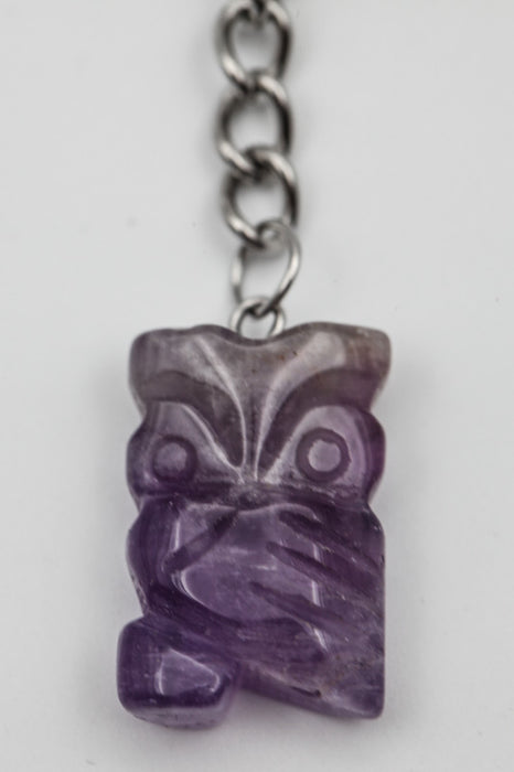 Keyring Owl Amethyst