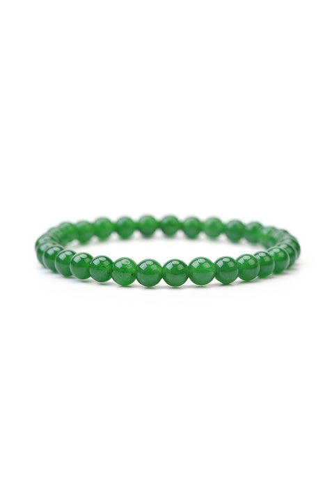 Bracelet 6mm Emerald 18.5 cm