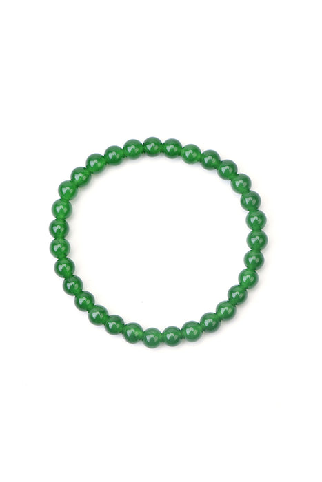 Bracelet 6mm Emerald 18.5 cm