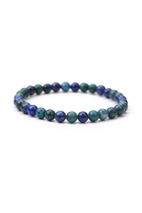 Bracelet 6mm Azurite 18,5 cm