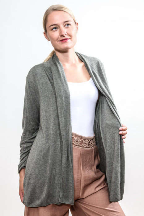 Strickjacke khaki - One Size