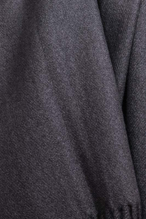 Scarf cashmere/wool/viscose black 65 x 170 cm