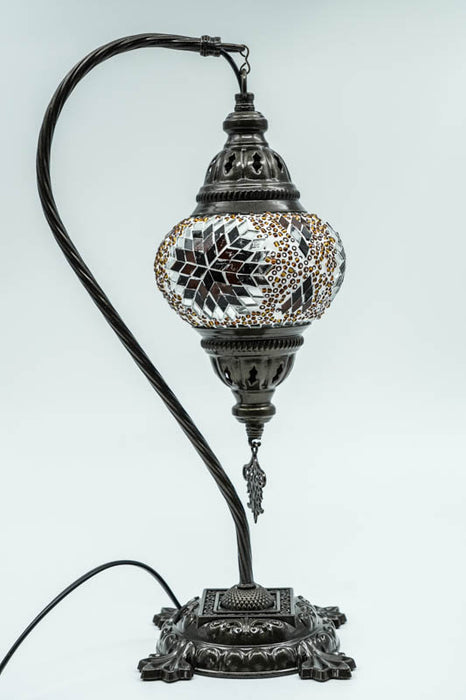 Mosaiklampe amber 22 x 22 x 44 cm