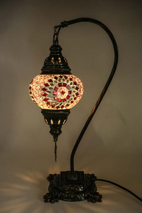 Turkish mosaic lamp hanging amber 22 x 22 x 44 cm