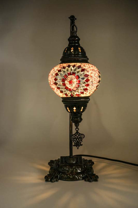 Turkish mosaic lamp hanging amber 22 x 22 x 44 cm