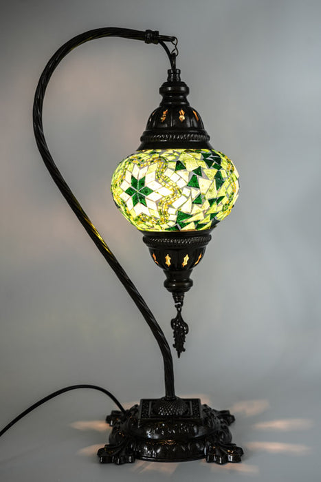 Mosaiklampe grün 22 x 22 x 44 cm