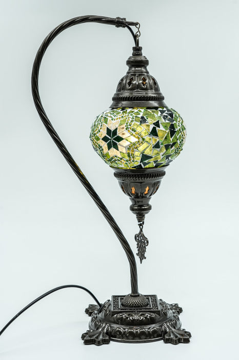 Mosaiklampe grün 22 x 22 x 44 cm