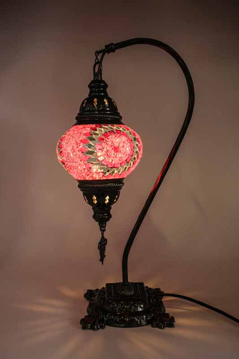 Turkish Mosaic Lamp Hanging Red 22 x 22 x 44 cm