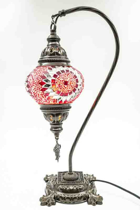 Turkish Mosaic Lamp Hanging Red 22 x 22 x 44 cm