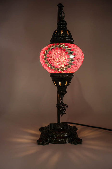 Turkish Mosaic Lamp Hanging Red 22 x 22 x 44 cm