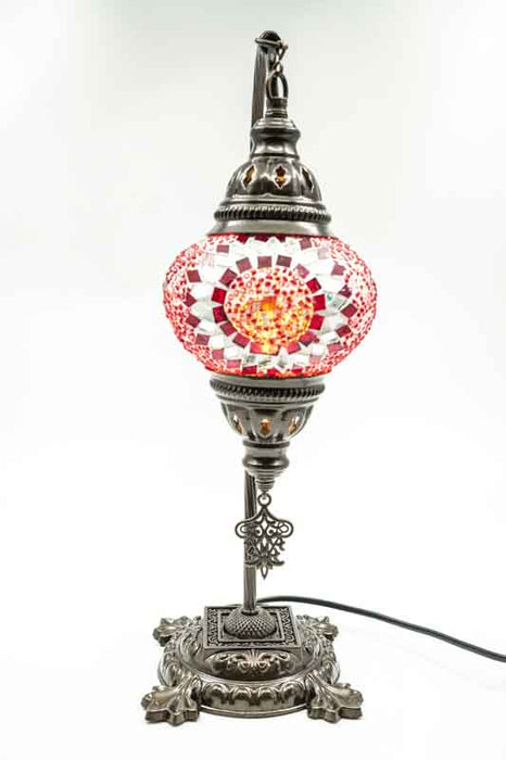 Turkish Mosaic Lamp Hanging Red 22 x 22 x 44 cm