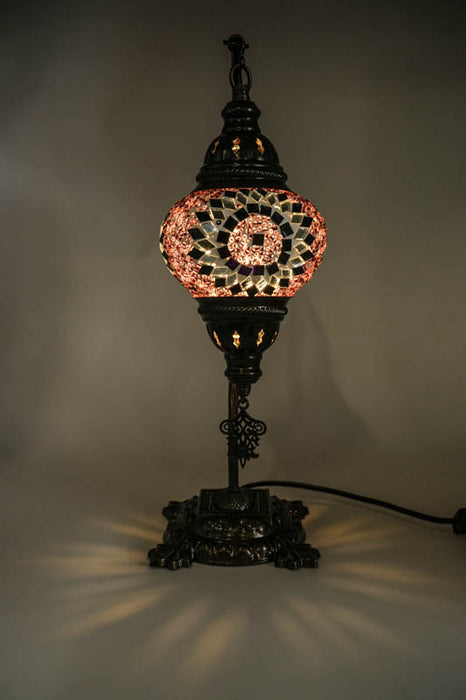 Turkish mosaic lamp hanging purple 22 x 22 x 44 cm