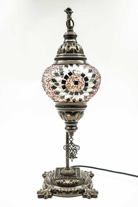 Turkish mosaic lamp hanging purple 22 x 22 x 44 cm
