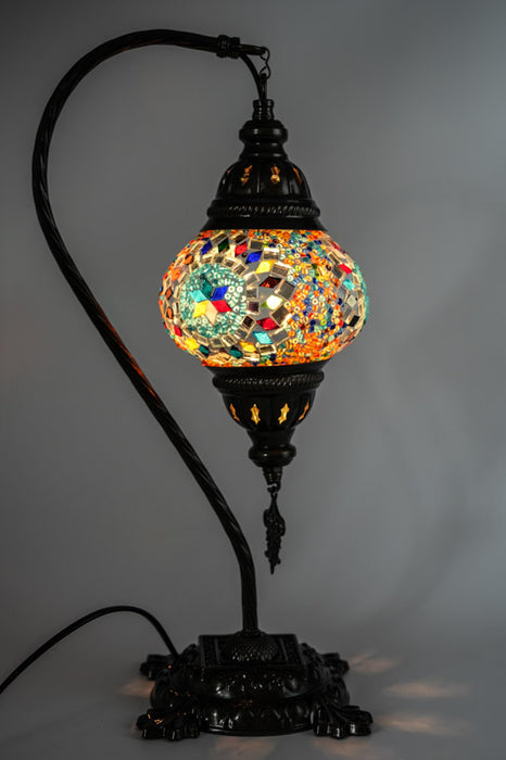 Mosaic lamp multicolor 22 x 22 x 44 cm
