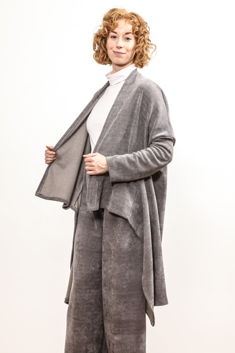 Jacket long grey - One Size