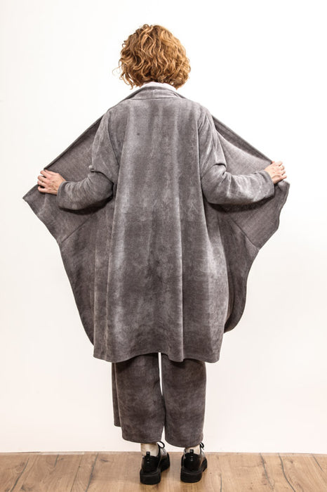 Jacket long grey - One Size