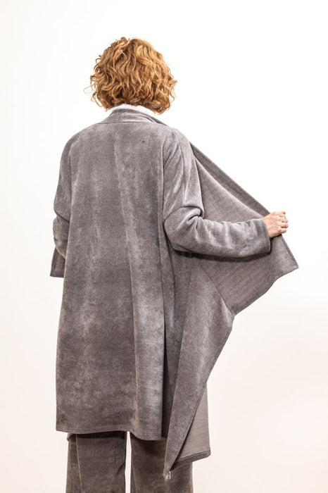 Jacket long grey - One Size