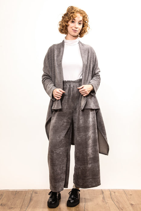 Jacket long grey - One Size