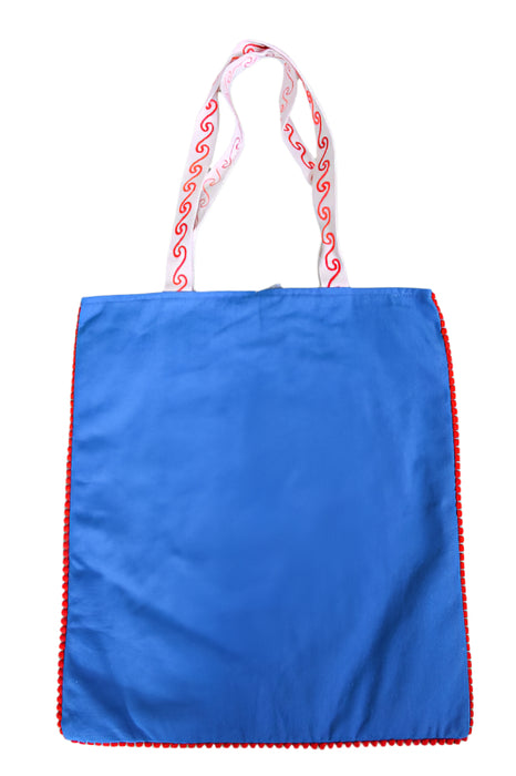 Shopping Bag Baumwolle Katze bestickt 35x40 cm