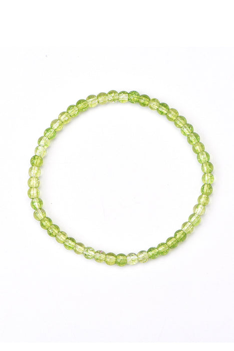 Armband 4mm Peridot 18 cm