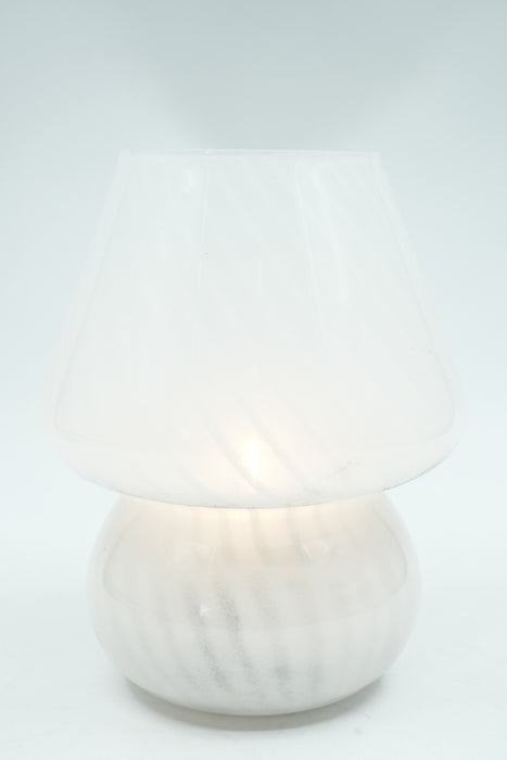 Lampe blanche grande 15x15x19cm