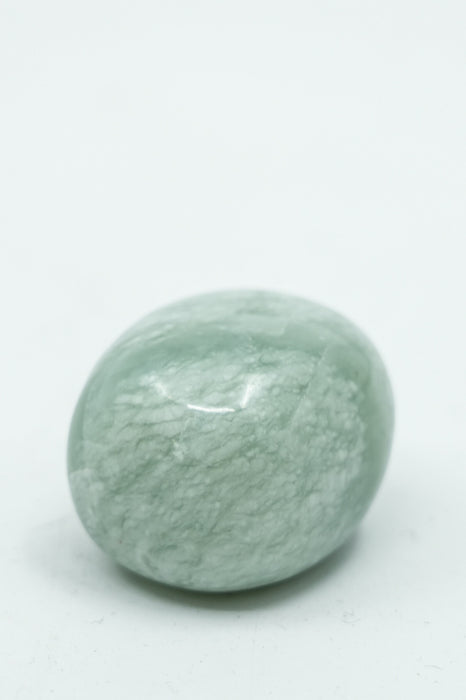 polished tumbled stone green jade