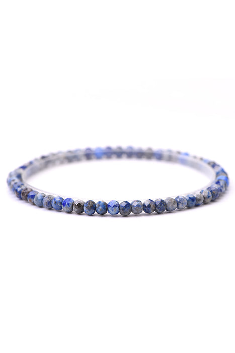 Armband 4mm Lapis Lazuli, 18 cm