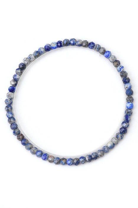 Armband 4mm Lapis Lazuli, 18 cm