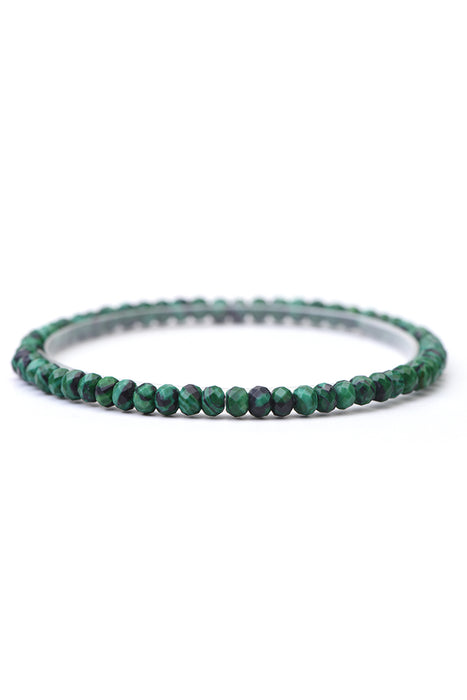 Bracelet 4mm Malachite, 18 cm