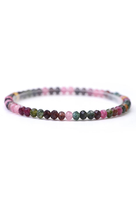 Bracelet 4mm Rainbow Jasper, 18 cm