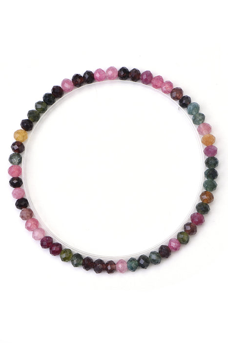 Bracelet 4mm Rainbow Jasper, 18 cm