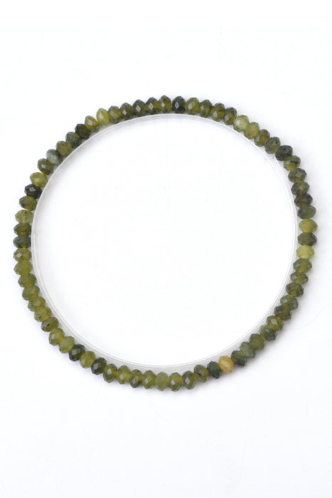 Armband 4mm Southern Jade, 18 cm