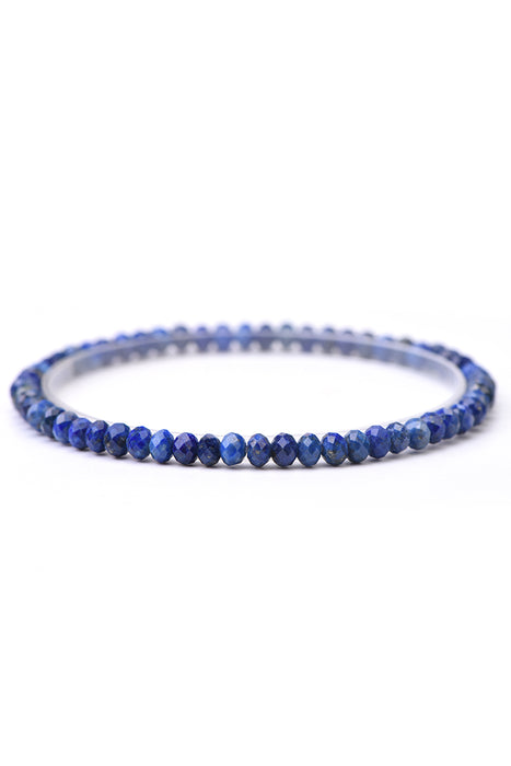 Armband 4mm Lapis Lazuli, 18 cm