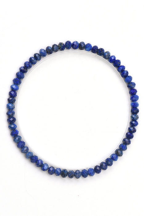 Armband 4mm Lapis Lazuli, 18 cm