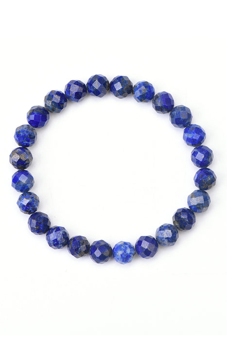 Armband 8mm Lapis Lazuli Klasse AAA, 19 cm