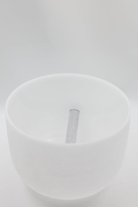 Singing Bowl Crystal Quartz Chakra 440 Hz with Mallet 30 cm