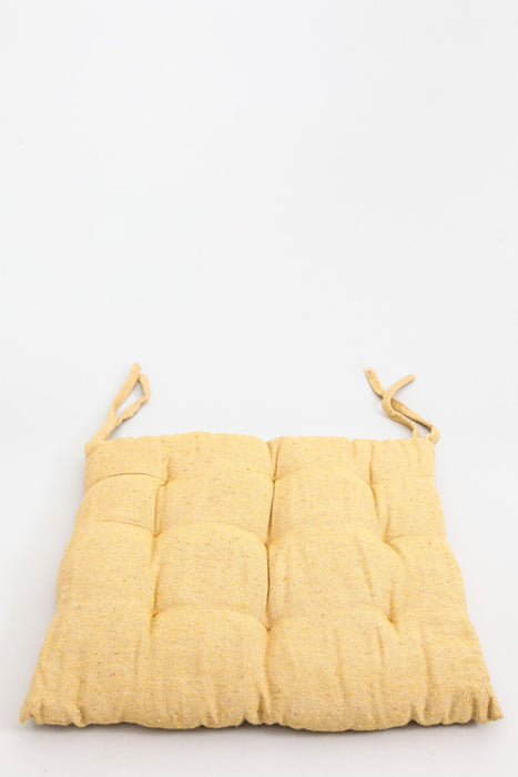 Lot de 2 coussins d'assise Cachet Hit jaune moutarde 40x40 cm