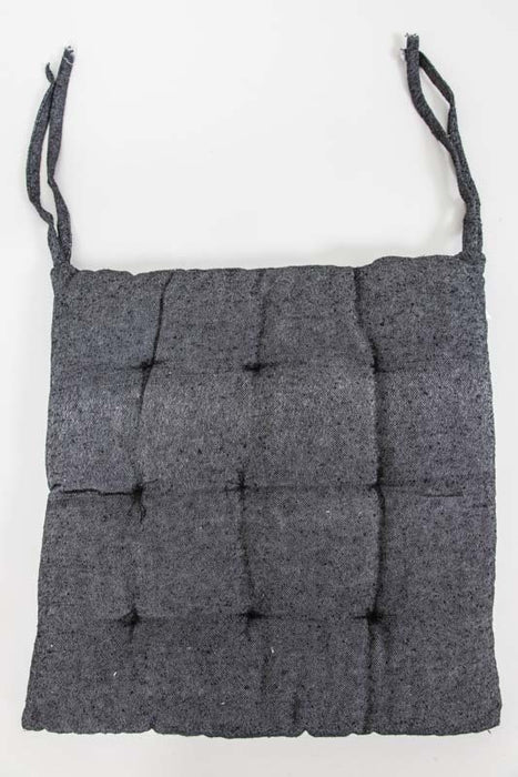 Set of 2 Cachet Hit seat cushions navy 40x40 cm