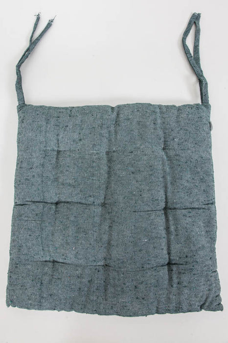 Set of 2 Cachet Hit seat cushions petrol 40x40 cm