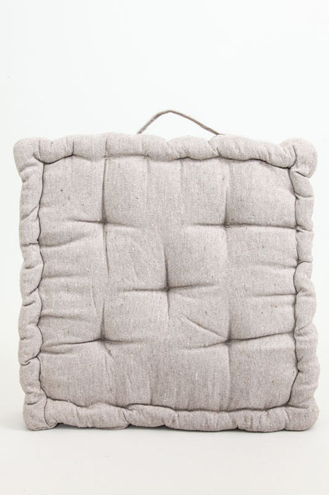 Set of 2 Cachet Hit seat cushions, taupe, 40x40x7 cm