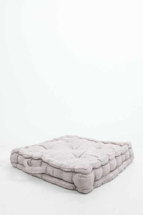 Set of 2 Cachet Hit seat cushions, taupe, 40x40x7 cm