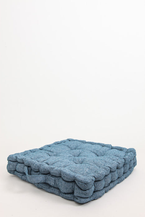 Lot de 2 coussins d'assise Cachet Hit, bleu, 40x40x7 cm