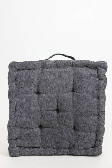 Lot de 2 coussins d'assise Cachet Hit bleu marine 40x40x7 cm
