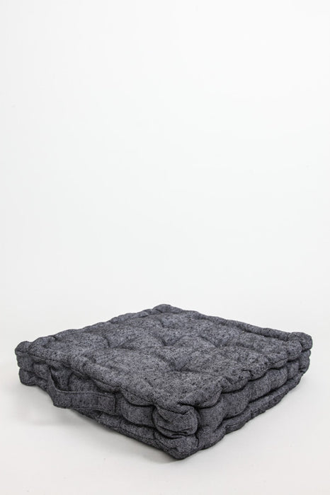 Lot de 2 coussins d'assise Cachet Hit bleu marine 40x40x7 cm