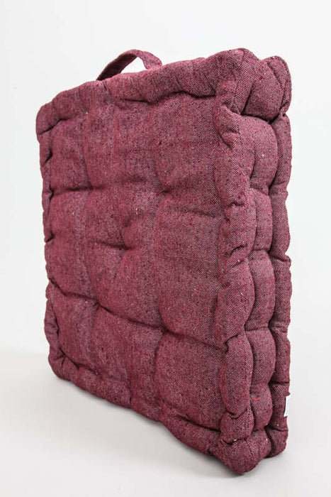 Lot de 2 coussins d'assise Cachet Hit, rouge, 40x40x7 cm